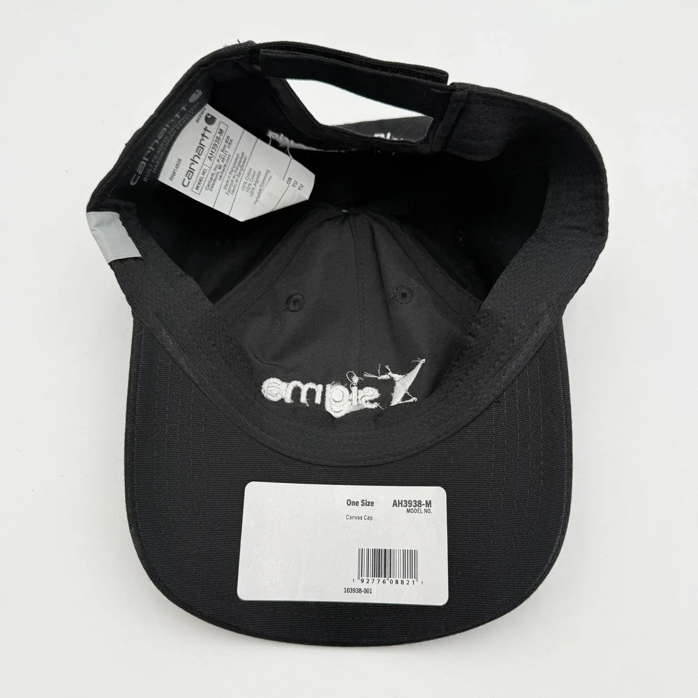 Carhartt Hat Mens OS Black Sigma Force Canvas Cap Tech Workwear AH3938-M NEW